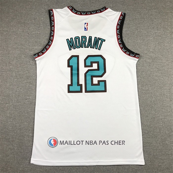 Maillot Memphis Grizzlies Ja Morant NO 12 Classic Blanc